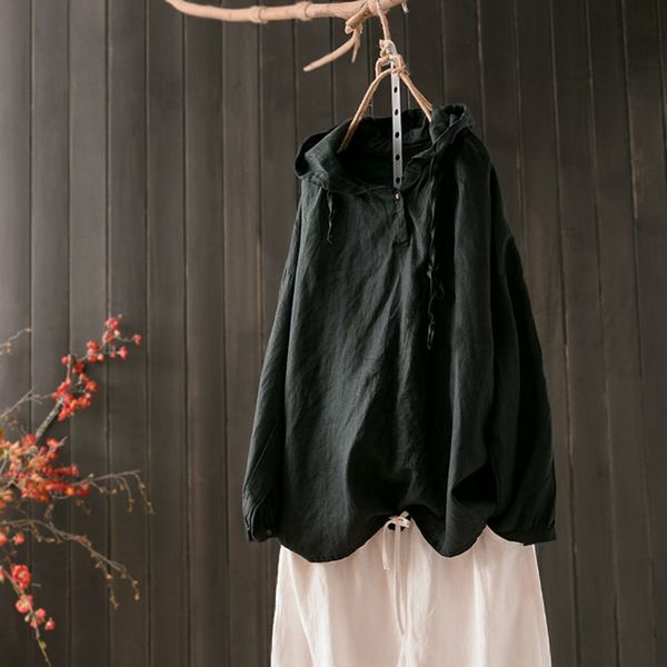 literary hooded drawstring linen solid pullover pullovert- pullovert-shirt for women 2020 spring casual cotton hemp loose sweater pullover b, White
literary hooded drawstring linen solid pullover pullovert- pullovert-shirt for women 2020 spring casual cotton hemp loose sweater pullover b, White
