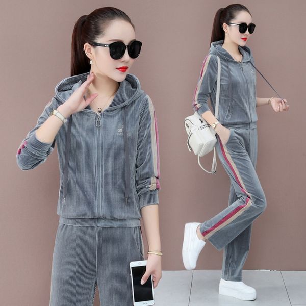 jpuaz hooded sweater two-piecewomen's wide suit women's 2020 autumn and winter pants leg wide wide leg pants new fashion leisure s, Gray
jpuaz hooded sweater two-piecewomen's wide suit women's 2020 autumn and winter pants leg wide wide leg pants new fashion leisure s, Gray