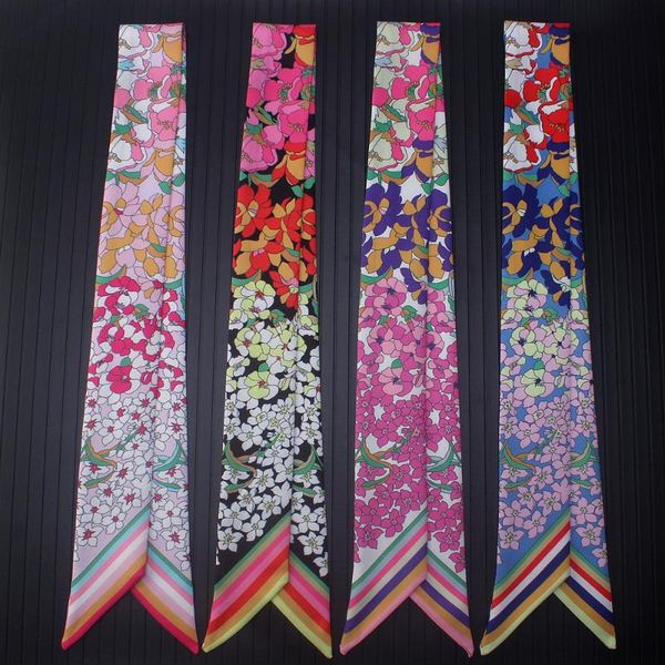 90*5cm new korean-style small floral arm bag silk scarves variety striped prints silk scarves women's small ribbon hair band, Blue;gray
90*5cm new korean-style small floral arm bag silk scarves variety striped prints silk scarves women's small ribbon hair band, Blue;gray
