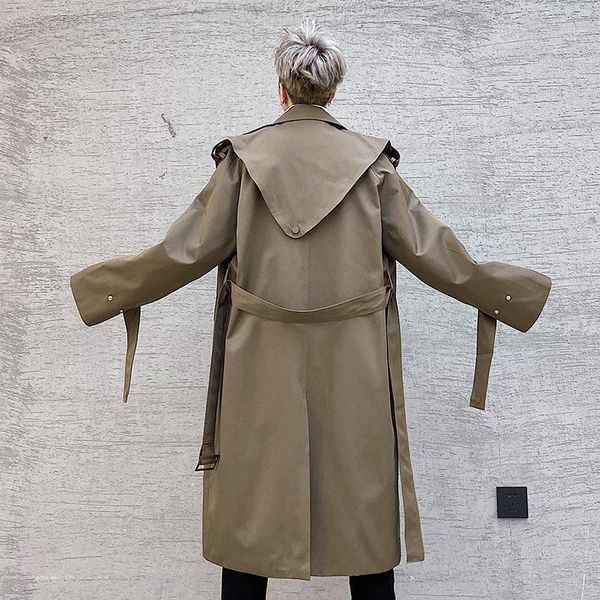tf pure color long coat casual all-match fashion loose windbreaker autumn hip-hop outer wear streetwear jacket1, Tan;black
tf pure color long coat casual all-match fashion loose windbreaker autumn hip-hop outer wear streetwear jacket1, Tan;black