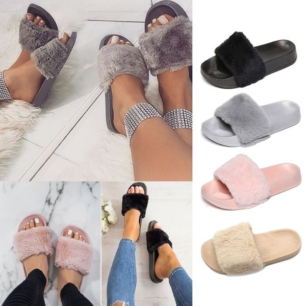 wisefin winter women home slippers with faux fur warm shoes woman slip on flat female slides black pink beige gray size37-41 d20 y201026
wisefin winter women home slippers with faux fur warm shoes woman slip on flat female slides black pink beige gray size37-41 d20 y201026