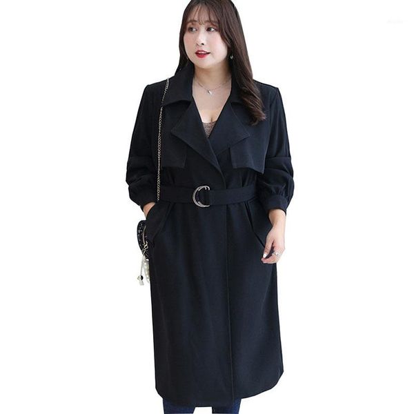 2020 oversize women trench coat spring autumn solid color outerwear loose casual female belt slim overcoat plus size g9221, Tan;black
2020 oversize women trench coat spring autumn solid color outerwear loose casual female belt slim overcoat plus size g9221, Tan;black