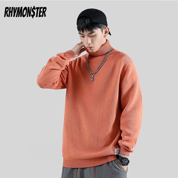 men's sweaters rhymonster mens solid color knitted pullover turtleneck hip hop casual streetwear long sleeve knitwear sweater, White;black
men's sweaters rhymonster mens solid color knitted pullover turtleneck hip hop casual streetwear long sleeve knitwear sweater, White;black