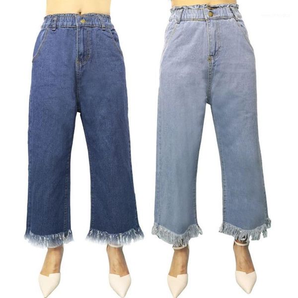 women's jeans fashion womens high waist casual straight elastic loose plus size tessel solid w11041, Blue
women's jeans fashion womens high waist casual straight elastic loose plus size tessel solid w11041, Blue