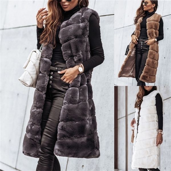ladies fashion long solid color warm round neck furs vest jacket faux fox warm women coat vests fur vest jacket 201214, Black;white
ladies fashion long solid color warm round neck furs vest jacket faux fox warm women coat vests fur vest jacket 201214, Black;white