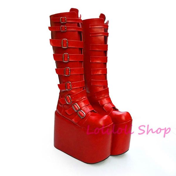 princess sweet lolita shoes lolilloliyoyo antaina japanese design custom red high-boots thick flat bottom 15cm heel 6602x, Black
princess sweet lolita shoes lolilloliyoyo antaina japanese design custom red high-boots thick flat bottom 15cm heel 6602x, Black