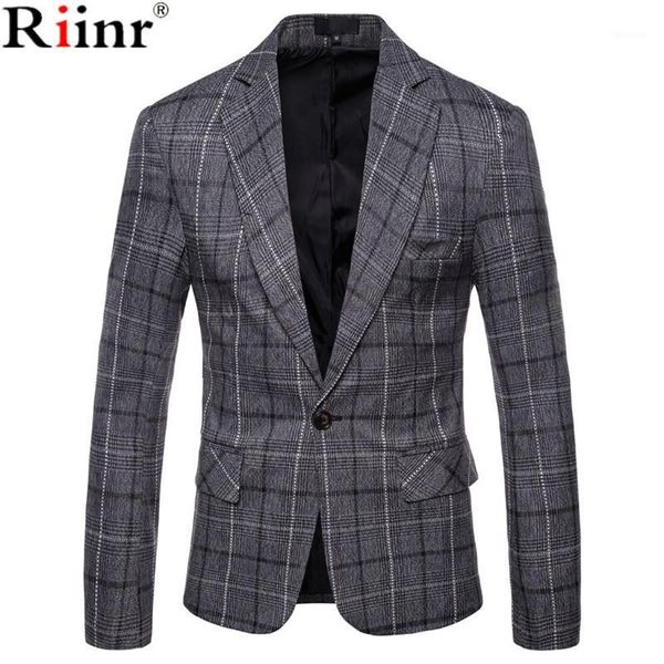 riinr 2021 winter fashion men's leisure long sleeve suit coat high-grade male slim fit grid comfortable blazers leisure suit1, White;black
riinr 2021 winter fashion men's leisure long sleeve suit coat high-grade male slim fit grid comfortable blazers leisure suit1, White;black