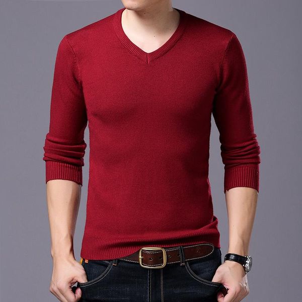 men's pullover autumn winter solid v-neck long sleeve stretchy soft comfortable knitting casual male warm sweater, White;black
men's pullover autumn winter solid v-neck long sleeve stretchy soft comfortable knitting casual male warm sweater, White;black