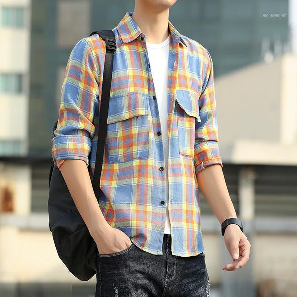 men's casual shirts fashion men slim fit long sleeve cotton plaid tee chemise homme mens checkered handsome blouse1, White;black
men's casual shirts fashion men slim fit long sleeve cotton plaid tee chemise homme mens checkered handsome blouse1, White;black