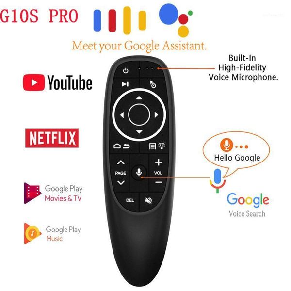 remote controlers g10s pro voice control air mouse 2.4ghz gyro sensing mini wireless microphone for x96mini android tv box h96 max1
remote controlers g10s pro voice control air mouse 2.4ghz gyro sensing mini wireless microphone for x96mini android tv box h96 max1