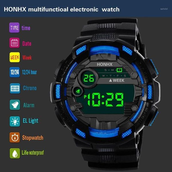 electronic watch for men multifunctional sports electronic watch 71-66f plexiglass mirror glass 30m life waterproof1, Slivery;brown 
electronic watch for men multifunctional sports electronic watch 71-66f plexiglass mirror glass 30m life waterproof1, Slivery;brown