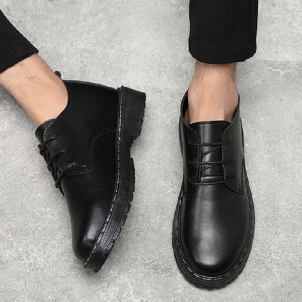 new men's winter shoes style trend all match formal wear plus cashmere casual men's young british bright leather black sneakers
new men's winter shoes style trend all match formal wear plus cashmere casual men's young british bright leather black sneakers