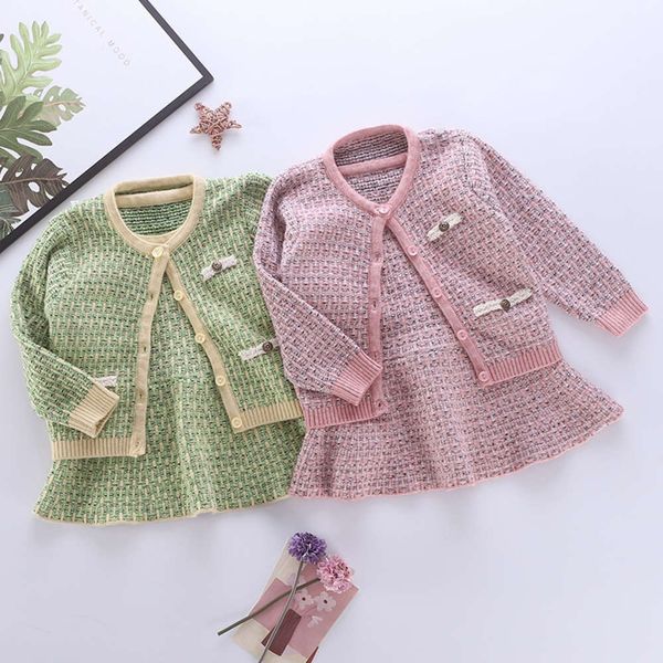 children's sweater set in autumn and winter 2020, Blue