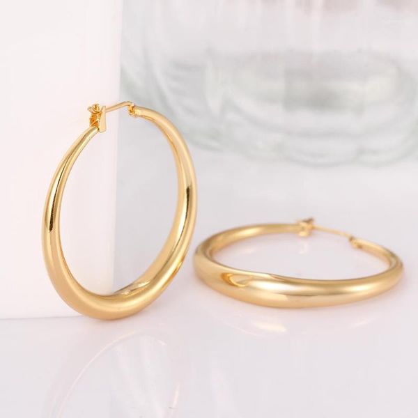 trendy earrings 35mm gold filled big hoop earrings for summer casual lady's fashion jewelry, Golden;silver
trendy earrings 35mm gold filled big hoop earrings for summer casual lady's fashion jewelry, Golden;silver