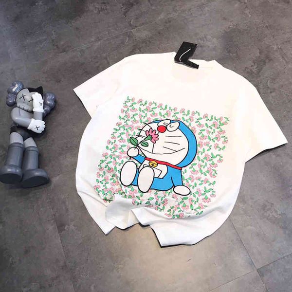2022 factory wholesale new model spring summer 21 age reduced three-dimensional embroidery jingle casual loose round neck short sleeve t-shi, White
2022 factory wholesale new model spring summer 21 age reduced three-dimensional embroidery jingle casual loose round neck short sleeve t-shi, White