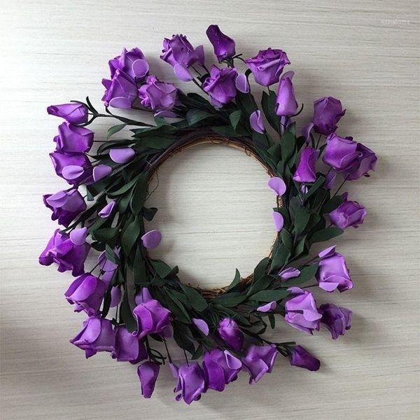 yellow rose flowers spring wreath for home wall front door decorations hanging 67jb1
yellow rose flowers spring wreath for home wall front door decorations hanging 67jb1