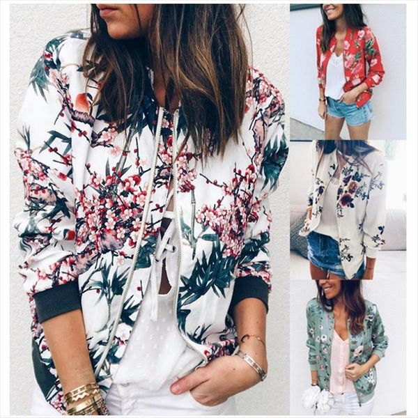 fashion women vintage jacket floral print autumn thin bomber jacket streetwear oversized zipper ladies outerwear elegant coat, Black;brown
fashion women vintage jacket floral print autumn thin bomber jacket streetwear oversized zipper ladies outerwear elegant coat, Black;brown