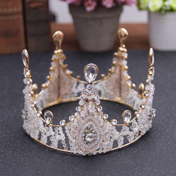crystal handmade big crown bridal headdress korean wedding accessories hair ornament, Silver
crystal handmade big crown bridal headdress korean wedding accessories hair ornament, Silver