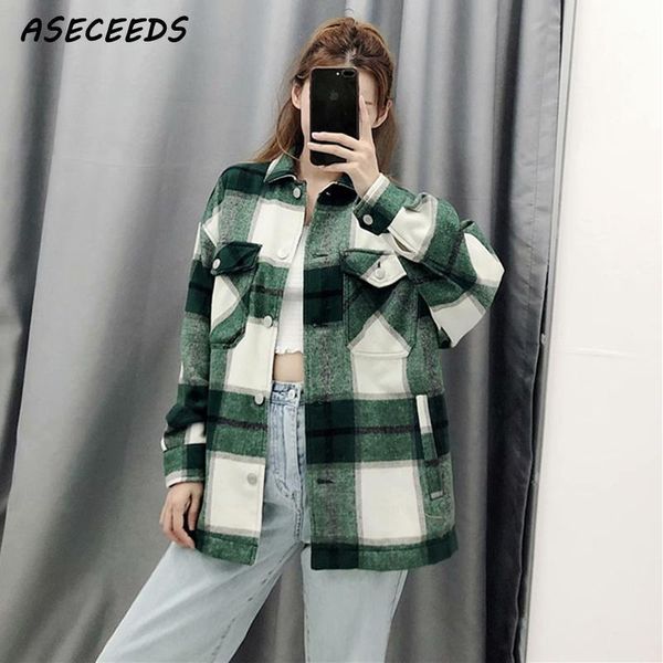 2020 vintage kawaii plaid jacket korean fashion coats and jackets women winter loose oversized jackets coats female streetwear1, Black;brown
2020 vintage kawaii plaid jacket korean fashion coats and jackets women winter loose oversized jackets coats female streetwear1, Black;brown
