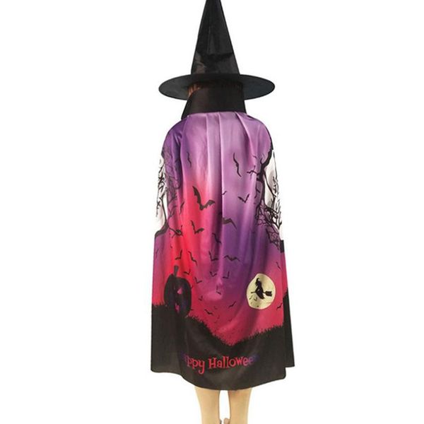 2pcs/set halloween robe cloak black wizard hat cape cosplay costume robe cloak bat pumpkin skull printed robe cloaks vt0477
2pcs/set halloween robe cloak black wizard hat cape cosplay costume robe cloak bat pumpkin skull printed robe cloaks vt0477