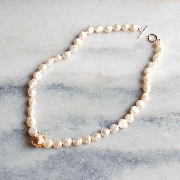 chokers lii ji white hama baroque pearl necklace gold color fashion style choker 44cm for women girl jewelry gift, Golden;silver
chokers lii ji white hama baroque pearl necklace gold color fashion style choker 44cm for women girl jewelry gift, Golden;silver
