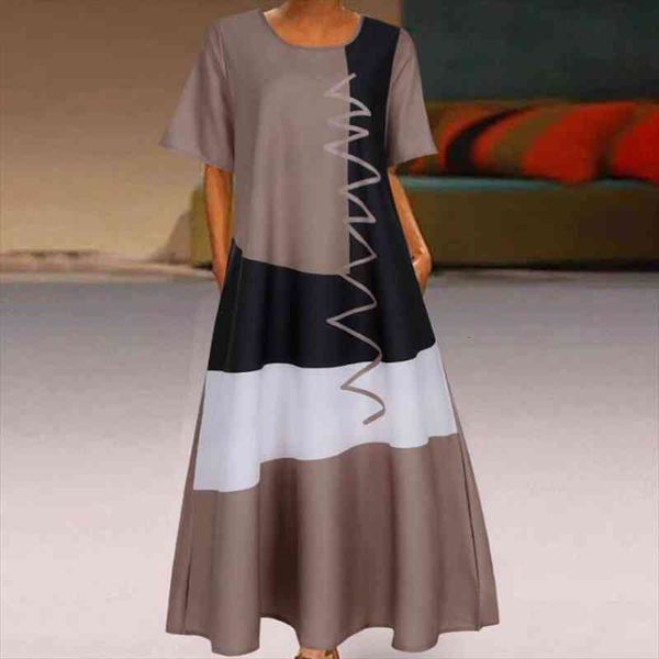 women casual loose o-neck dress daily comfortable short sleeve vintage patchwork bohemian striped print maxi dress plus size 5xl, Black;gray
women casual loose o-neck dress daily comfortable short sleeve vintage patchwork bohemian striped print maxi dress plus size 5xl, Black;gray