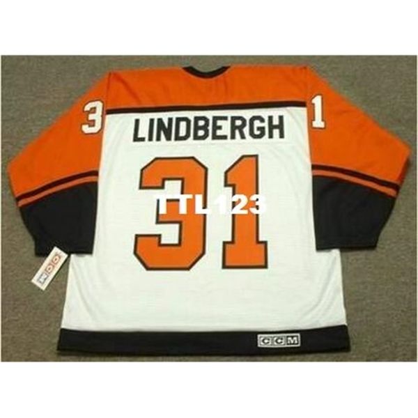 121s #31 pelle lindbergh philadelphia flyers 1985 ccm vintage home hockey jersey or custom any name or number retro jersey, Black
121s #31 pelle lindbergh philadelphia flyers 1985 ccm vintage home hockey jersey or custom any name or number retro jersey, Black