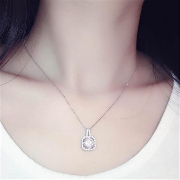 square shinning zircon short choker necklace for women luxury crystal pendant wedding necklace jewelry gifts n138, Silver
square shinning zircon short choker necklace for women luxury crystal pendant wedding necklace jewelry gifts n138, Silver