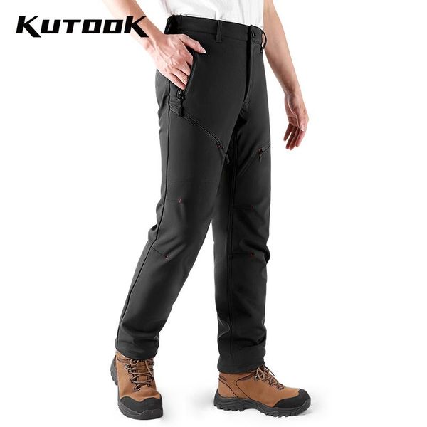 outdoor pants kutook men soft shell winter thermal waterproof windproof sports trousers hiking climbing exercise, Black;green
outdoor pants kutook men soft shell winter thermal waterproof windproof sports trousers hiking climbing exercise, Black;green