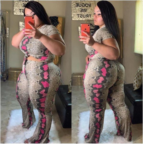 plus size women's 2 piece jumpsuit snakeskin print short sleeve crop wide leg pant set oversize outfit, Gray
plus size women's 2 piece jumpsuit snakeskin print short sleeve crop wide leg pant set oversize outfit, Gray