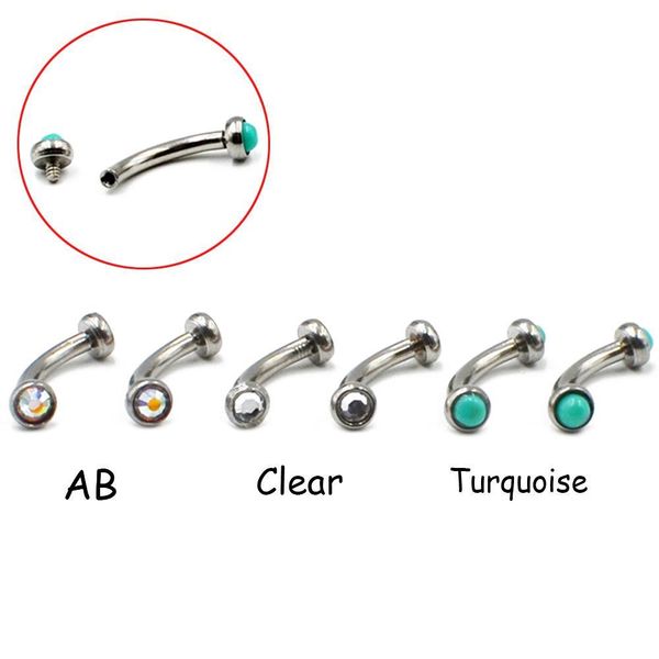 1pc surgical steel internally thread eyebrow ring cartilage tragus earring flat cz gem stone body jewelry piercing 16g q sqcuod, Silver
1pc surgical steel internally thread eyebrow ring cartilage tragus earring flat cz gem stone body jewelry piercing 16g q sqcuod, Silver