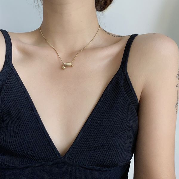 ins холодный ветер титановой стали спиральная пружина ожерелье женщина чистый красный персонализированные воротник свитер цепи, Silver
ins холодный ветер титановой стали спиральная пружина ожерелье женщина чистый красный персонализированные воротник свитер цепи, Silver