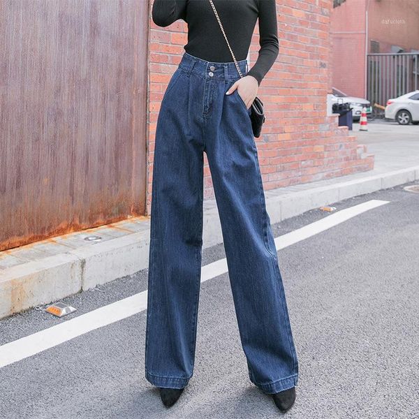 spring autumn new denim pants straight high-waisted wide leg trousers jeans long pants women plus size fashion streetwear 20201, Blue
spring autumn new denim pants straight high-waisted wide leg trousers jeans long pants women plus size fashion streetwear 20201, Blue