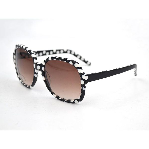 sunglasses women fashion female gradient lens shade sun eyeglasses acetate oversize white dots point print frame l3, White;black
sunglasses women fashion female gradient lens shade sun eyeglasses acetate oversize white dots point print frame l3, White;black