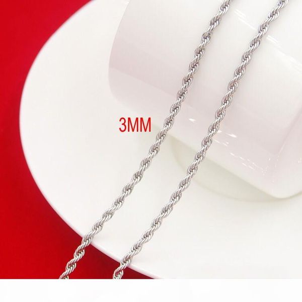 men's hip hop rapper's chain 3mm 18" 20" 24" 30" gold silver rose stainless steel rope link necklace hip hop j
men's hip hop rapper's chain 3mm 18" 20" 24" 30" gold silver rose stainless steel rope link necklace hip hop j