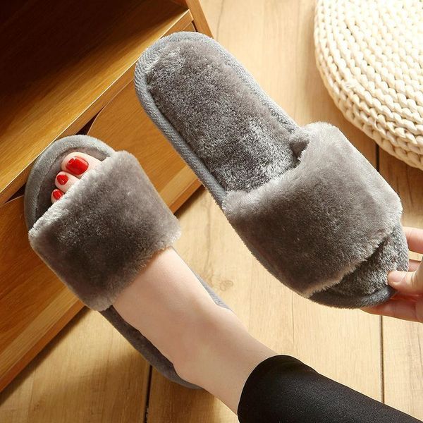 slippers puimentiua furry slides women home winter warm shoes slip on flats female faux fur wholesale1, Black
slippers puimentiua furry slides women home winter warm shoes slip on flats female faux fur wholesale1, Black