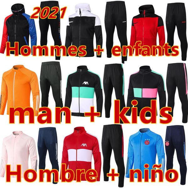 new 20 21 chandal futbol man and kids survetement foot soccer jerseys 2021 soccer tracksuit football jersey training jogging hoodie jacket, Black
new 20 21 chandal futbol man and kids survetement foot soccer jerseys 2021 soccer tracksuit football jersey training jogging hoodie jacket, Black