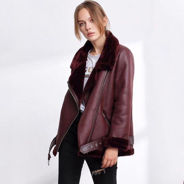 newdiscvry autumn winter faux soft leather women faux lamb leather jacket coat warm fur collar motorcycle black punk zipper1
newdiscvry autumn winter faux soft leather women faux lamb leather jacket coat warm fur collar motorcycle black punk zipper1