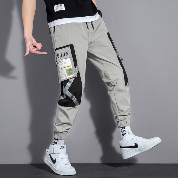 2021 spring and autumn new men's overalls korean trend handsome casual leggings, Black
2021 spring and autumn new men's overalls korean trend handsome casual leggings, Black