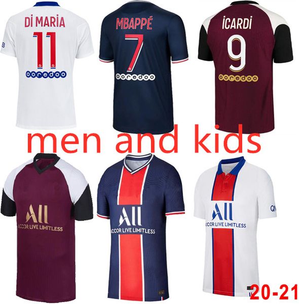 soccer jerseys paris 20 21 mbappe maillots de football shirts 2020 2021 neymar jr icardi men + kids kit enfants maillot de foot, Black
soccer jerseys paris 20 21 mbappe maillots de football shirts 2020 2021 neymar jr icardi men + kids kit enfants maillot de foot, Black