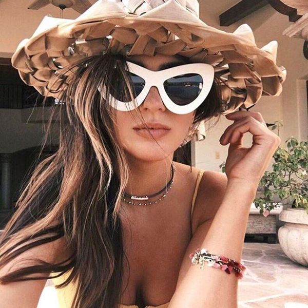 sunglasses retro glasses style cat eye frame sun protection women tiny fashion 1218t, White;black
sunglasses retro glasses style cat eye frame sun protection women tiny fashion 1218t, White;black