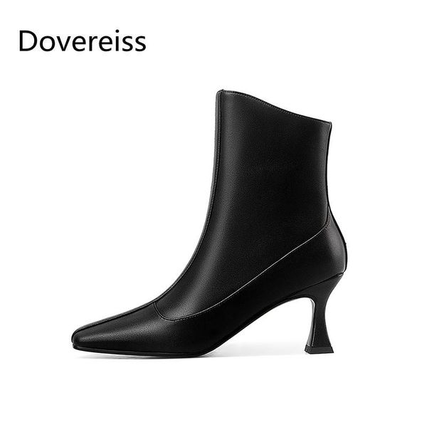 boots dovereiss fashion women's shoes winter square toe stilettos heels zipper elegant concise mature short 34-43, Black
boots dovereiss fashion women's shoes winter square toe stilettos heels zipper elegant concise mature short 34-43, Black