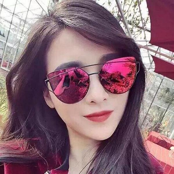 sunglasses women 7 colour luxury cat eye with case double-deck alloy frame uv400 mirror sun glasses female, White;black
sunglasses women 7 colour luxury cat eye with case double-deck alloy frame uv400 mirror sun glasses female, White;black