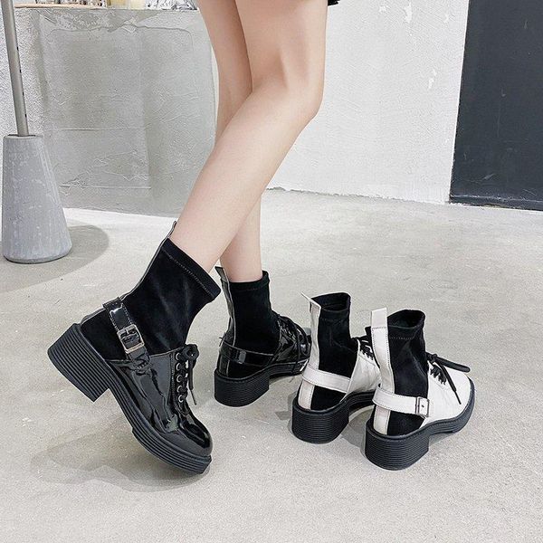 women's rubber boots round toe shoes boots-women booties ladies luxury designer lace up rain 2020 rock autumn fashion med ankle, Black
women's rubber boots round toe shoes boots-women booties ladies luxury designer lace up rain 2020 rock autumn fashion med ankle, Black