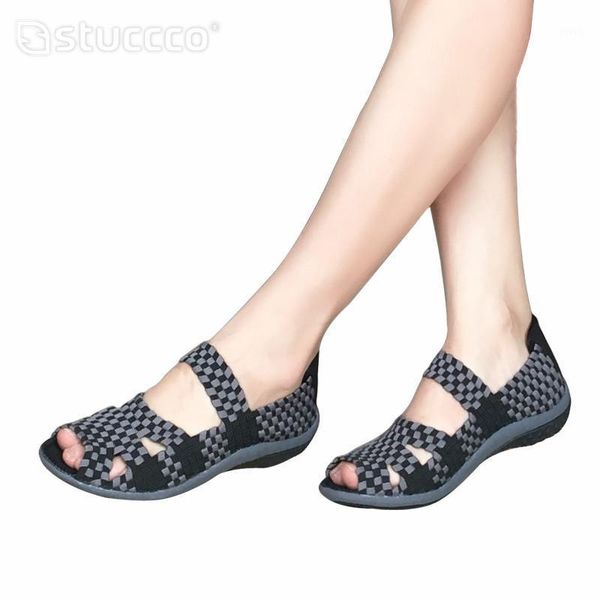 women sandals handmade woven flat shoes lady summer fashion breathable casual slip-on colorful female footwear1, Black
women sandals handmade woven flat shoes lady summer fashion breathable casual slip-on colorful female footwear1, Black