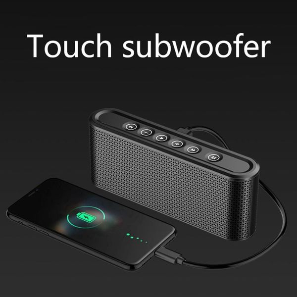 kisscase x6 wireless bluetooth speaker 3000mah power bank for phone stereo bass touch subwoofer box portable metal aux tf card
kisscase x6 wireless bluetooth speaker 3000mah power bank for phone stereo bass touch subwoofer box portable metal aux tf card