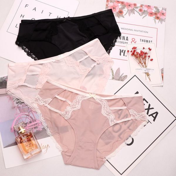 4969 high end lace side bandage underwear women's middle low waist youth fashion women's briefs fashion model, Black;pink
4969 high end lace side bandage underwear women's middle low waist youth fashion women's briefs fashion model, Black;pink