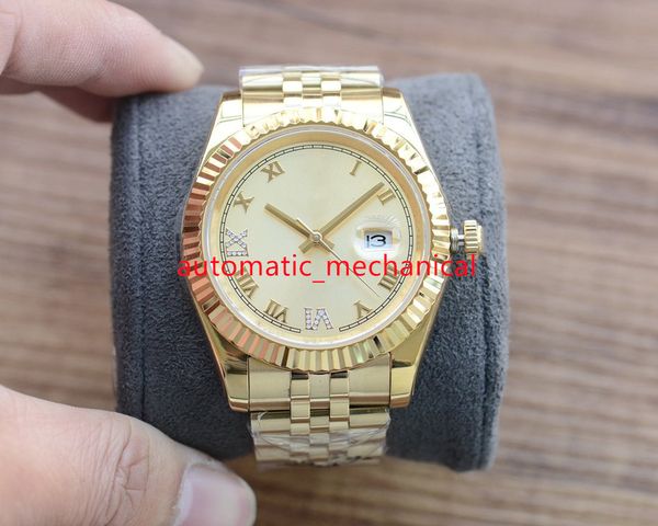 multicolor roman dial mens watch 41mm stainless steel jubilee automatic mechanical waterproof sapphire luxury wristwatches ar413, Slivery;brown
multicolor roman dial mens watch 41mm stainless steel jubilee automatic mechanical waterproof sapphire luxury wristwatches ar413, Slivery;brown