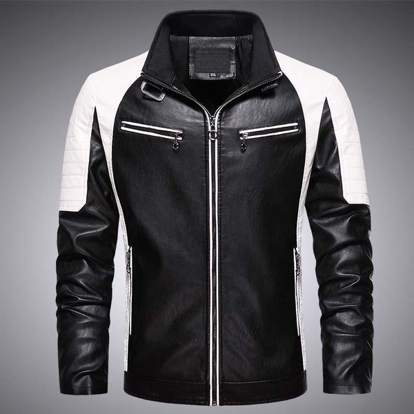 men 2020 casual motor vintage warm leather jacket coat men motorcycle pu jackets male biker jackets, Black
men 2020 casual motor vintage warm leather jacket coat men motorcycle pu jackets male biker jackets, Black