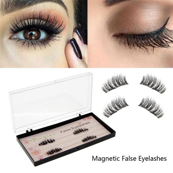 2pcs/set 3d false eyelashes double magnetic lashes pure handwork black eye lashes with eyelashes applicator
2pcs/set 3d false eyelashes double magnetic lashes pure handwork black eye lashes with eyelashes applicator